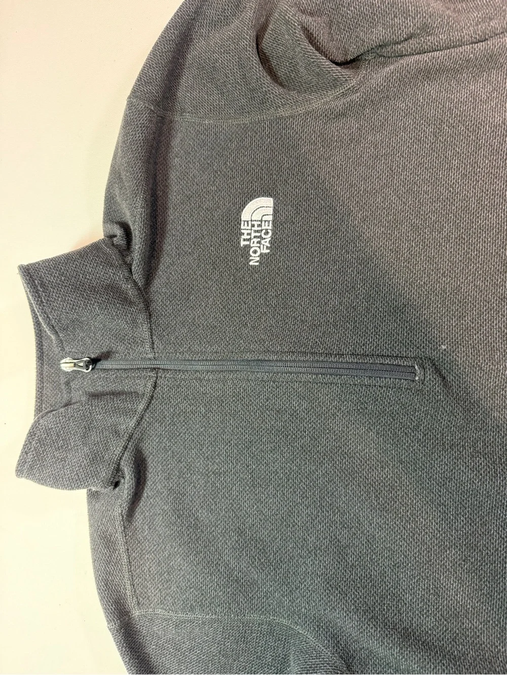 The North Face Charcoal Half-Zip Fleece Pullover